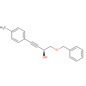 140213-82-7  3-Butyn-2-ol, 4-(4-methylphenyl)-1-(phenylmethoxy)-, (S)-
