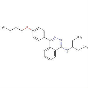 140215-05-0  1-Phthalazinamine, 4-(4-butoxyphenyl)-N-(1-ethylpropyl)-
