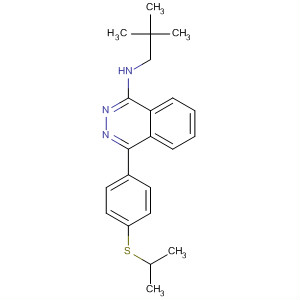 140215-06-1  1-Phthalazinamine,N-(2,2-dimethylpropyl)-4-[4-[(1-methylethyl)thio]phenyl]-