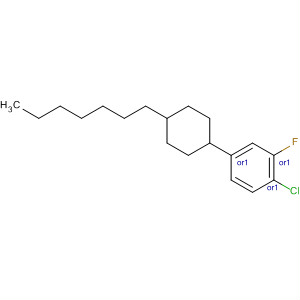 140221-25-6  Benzene, 1-chloro-2-fluoro-4-(4-heptylcyclohexyl)-, trans-
