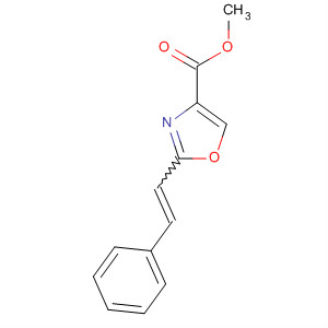 140381-00-6  4-Oxazolecarboxylic acid, 2-(2-phenylethenyl)-, methyl ester, (E)-