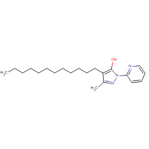 140398-42-1  1H-Pyrazol-5-ol, 4-dodecyl-3-methyl-1-(2-pyridinyl)-