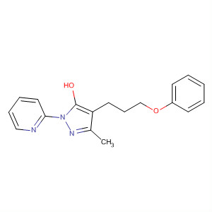 140398-45-4  1H-Pyrazol-5-ol, 3-methyl-4-(3-phenoxypropyl)-1-(2-pyridinyl)-