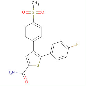 140402-59-1  2-Thiophenecarboxamide,5-(4-fluorophenyl)-4-[4-(methylsulfonyl)phenyl]-