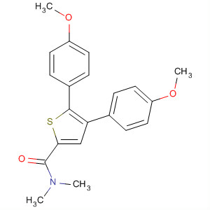 140402-86-4  2-Thiophenecarboxamide, 4,5-bis(4-methoxyphenyl)-N,N-dimethyl-