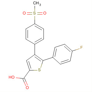 140402-91-1  2-Thiophenecarboxylic acid,5-(4-fluorophenyl)-4-[4-(methylsulfonyl)phenyl]-