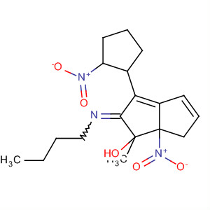 140405-63-6  1-Pentalenol,2-(butylimino)octahydro-1-methyl-6a-nitro-3-(2-nitrocyclopentyl)-