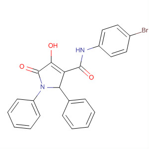 140424-52-8  1H-Pyrrole-3-carboxamide,N-(4-bromophenyl)-2,5-dihydro-4-hydroxy-5-oxo-1,2-diphenyl-