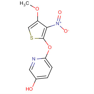140427-14-1  3-Pyridinol, 6-[(4-methoxy-3-nitro-2-thienyl)oxy]-