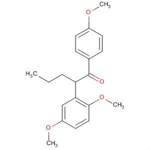 139470-68-1  1-Pentanone, 2-(2,5-dimethoxyphenyl)-1-(4-methoxyphenyl)-