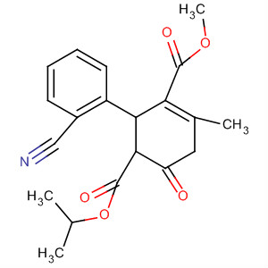 139471-90-2  3-Cyclohexene-1,3-dicarboxylic acid,2-(2-cyanophenyl)-4-methyl-6-oxo-, 1-methyl 3-(1-methylethyl) ester