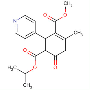 139471-91-3  3-Cyclohexene-1,3-dicarboxylic acid, 4-methyl-6-oxo-2-(4-pyridinyl)-,1-methyl 3-(1-methylethyl) ester