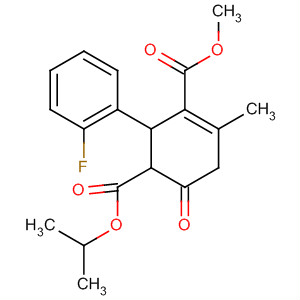 139472-06-3  3-Cyclohexene-1,3-dicarboxylic acid,2-(2-fluorophenyl)-4-methyl-6-oxo-, 1-methyl 3-(1-methylethyl) ester
