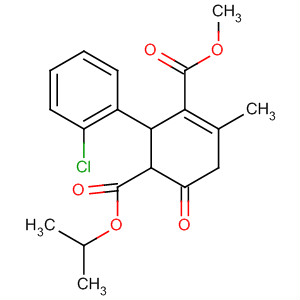 139472-07-4  3-Cyclohexene-1,3-dicarboxylic acid,2-(2-chlorophenyl)-4-methyl-6-oxo-, 1-methyl 3-(1-methylethyl) ester