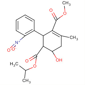 139472-17-6  3-Cyclohexene-1,3-dicarboxylic acid,6-hydroxy-4-methyl-2-(2-nitrophenyl)-, 1-methyl 3-(1-methylethyl) ester