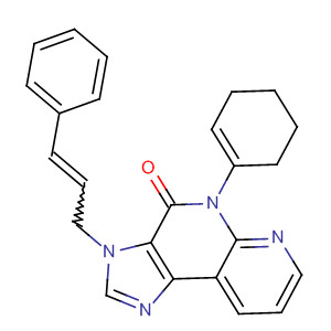 139482-37-4  4H-Imidazo[4,5-c][1,8]naphthyridin-4-one,3,5-dihydro-5-phenyl-3-(3-phenyl-2-propenyl)-