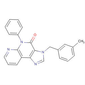139482-42-1  4H-Imidazo[4,5-c][1,8]naphthyridin-4-one,3,5-dihydro-3-[(3-methylphenyl)methyl]-5-phenyl-