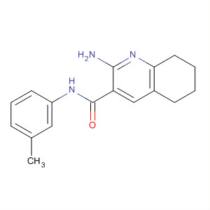 139499-87-9  3-Quinolinecarboxamide,2-amino-5,6,7,8-tetrahydro-N-(3-methylphenyl)-