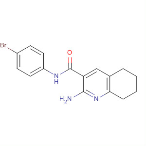 139499-89-1  3-Quinolinecarboxamide,2-amino-N-(4-bromophenyl)-5,6,7,8-tetrahydro-