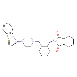 139505-58-1  1H-Isoindole-1,3(2H)-dione,2-[[2-[[4-(1,2-benzisothiazol-3-yl)-1-piperazinyl]methyl]cyclohexyl]methyl]-4,5,6,7-tetrahydro-, trans-