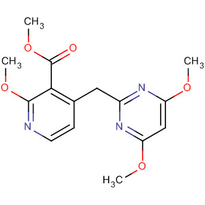 139511-34-5  3-Pyridinecarboxylic acid,4-[(4,6-dimethoxy-2-pyrimidinyl)methyl]-2-methoxy-, methyl ester