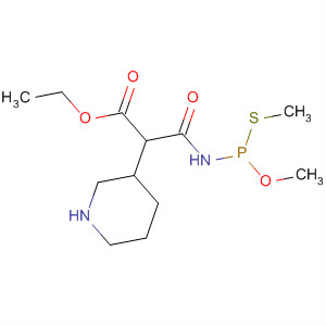 139513-20-5  3-Piperidineacetic acid,1-[[[methoxy(methylthio)phosphinyl]amino]carbonyl]-, ethyl ester
