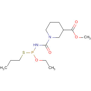 139513-23-8  3-Piperidinecarboxylic acid,1-[[[ethoxy(propylthio)phosphinyl]amino]carbonyl]-, methyl ester