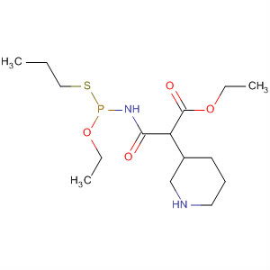 139513-24-9  3-Piperidineacetic acid,1-[[[ethoxy(propylthio)phosphinyl]amino]carbonyl]-, ethyl ester