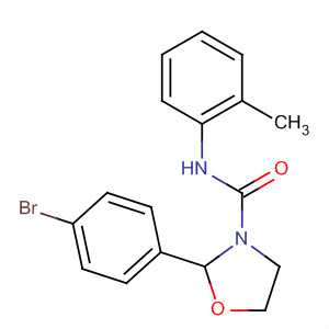 139516-97-5  3-Oxazolidinecarboxamide, 2-(4-bromophenyl)-N-(2-methylphenyl)- 139516-97-5  3-Oxazolidinecarboxamide, 2-(4-bromophenyl)-N-(2-methylphenyl)-