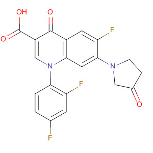 139524-66-6  3-Quinolinecarboxylic acid,1-(2,4-difluorophenyl)-6-fluoro-1,4-dihydro-4-oxo-7-(3-oxo-1-pyrrolidinyl)-