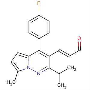 139538-95-7  2-Propenal,3-[4-(4-fluorophenyl)-7-methyl-2-(1-methylethyl)pyrrolo[1,2-b]pyridazin-3-yl]-, (E)-