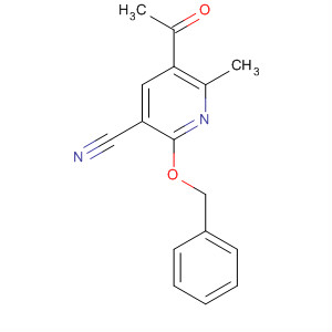 139549-18-1  3-Pyridinecarbonitrile, 5-acetyl-6-methyl-2-(phenylmethoxy)-