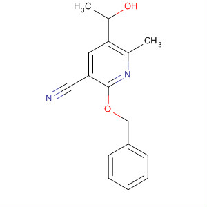 139549-44-3  3-Pyridinecarbonitrile, 5-(1-hydroxyethyl)-6-methyl-2-(phenylmethoxy)- 139549-44-3  3-Pyridinecarbonitrile, 5-(1-hydroxyethyl)-6-methyl-2-(phenylmethoxy)-