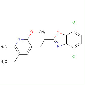 139549-52-3  Benzoxazole,4,7-dichloro-2-[2-(5-ethyl-2-methoxy-6-methyl-3-pyridinyl)ethyl]-