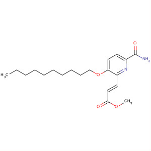 139552-38-8  2-Propenoic acid, 3-[6-(aminocarbonyl)-3-(decyloxy)-2-pyridinyl]-,methyl ester, (E)-