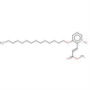 139552-43-5  2-Propenoic acid, 3-[1-oxido-3-(tetradecyloxy)-2-pyridinyl]-, methylester, (E)-