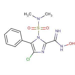 139553-11-0  1H-Imidazole-2-carboximidamide,4-chloro-1-[(dimethylamino)sulfonyl]-N-hydroxy-5-phenyl-