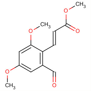 139564-12-8  2-Propenoic acid, 3-(2-formyl-4,6-dimethoxyphenyl)-, methyl ester, (E)-