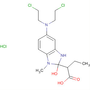 139582-44-8  1H-Benzimidazole-2-butanoic acid,5-[bis(2-chloroethyl)amino]-b-hydroxy-1-methyl-, monohydrochloride