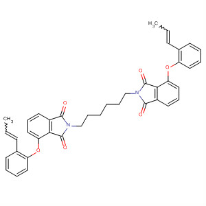 139602-55-4  1H-Isoindole-1,3(2H)-dione,2,2'-(1,6-hexanediyl)bis[4-[2-(1-propenyl)phenoxy]-