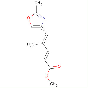 139630-92-5  2,4-Pentadienoic acid, 4-methyl-5-(2-methyl-4-oxazolyl)-, methyl ester,(E,E)-