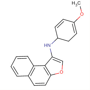 139640-65-6  Naphtho[2,1-b]furan-1-amine, 1,2-dihydro-N-(4-methoxyphenyl)-