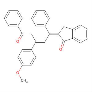 139643-20-2  1H-Inden-1-one,2,3-dihydro-2-[3-(4-methoxyphenyl)-5-oxo-1,5-diphenyl-2-pentenylidene]-, (E,E)-