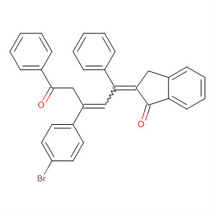 139643-22-4  1H-Inden-1-one,2-[3-(4-bromophenyl)-5-oxo-1,5-diphenyl-2-pentenylidene]-2,3-dihydro-,(E,E)-