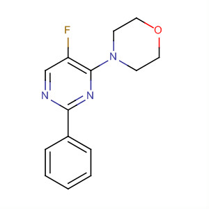 139670-62-5  Morpholine, 4-(5-fluoro-2-phenyl-4-pyrimidinyl)-