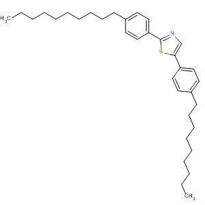 139675-36-8  thiazol, 2-(4-decylfenyl)-5-(4-nonylfenyl)-