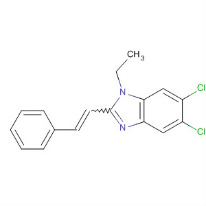 139717-52-5  1H-Benzimidazole, 5,6-dichloro-1-ethyl-2-(2-phenylethenyl)-