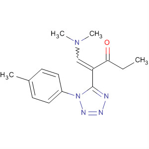139719-84-9  1-Penten-3-one,1-(dimethylamino)-2-[1-(4-methylphenyl)-1H-tetrazol-5-yl]-