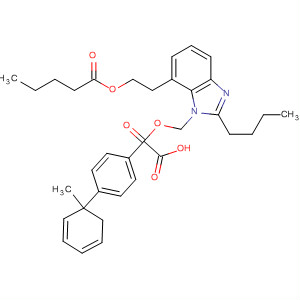 139742-92-0  [1,1'-Biphenyl]-2-carboxylic acid,4'-[[2-butyl-7-[2-[(1-oxopentyl)oxy]ethyl]-1H-benzimidazol-1-yl]methyl]-,methyl ester