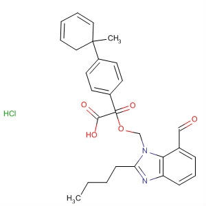 139742-97-5  [1,1'-Biphenyl]-2-carboxylic acid,4'-[(2-butyl-7-formyl-1H-benzimidazol-1-yl)methyl]-, methyl ester,monohydrochloride